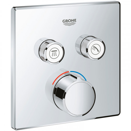 Смеситель для душа Grohe Grohtherm SmartControl 29148000 Хром латунь встраиваемый