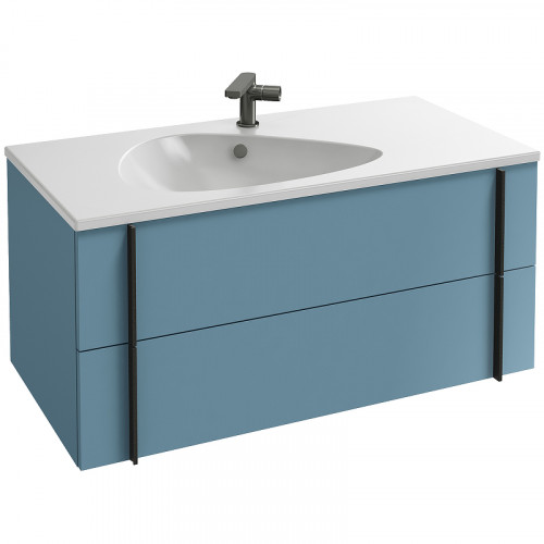 Тумба под раковину Jacob Delafon Nouvelle Vague 100 EB3032-G91 подвесная Аквамарин МДФ / ЛДСП