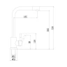 Смеситель для кухни Fmark FS8233Q цвет Графит