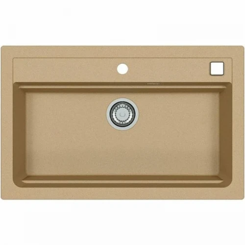 Кухонная мойка Alveus Granital Atrox 40 Beige G55 790x500 1140445 Бежевая искусственный камень (литьевой мрамор) встраиваемая сверху, встраиваемая снизу
