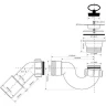 Сифон для ванны McAlpine MRB3 цвет Белый