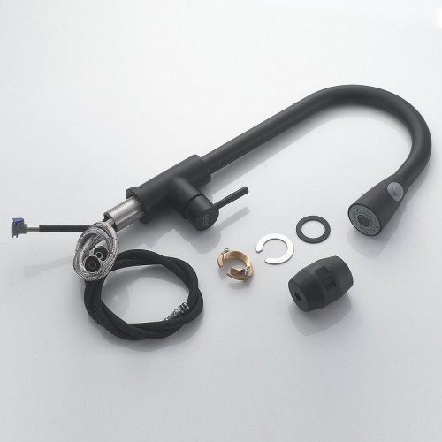 Смеситель для кухни Raffine F213H цвет Черный