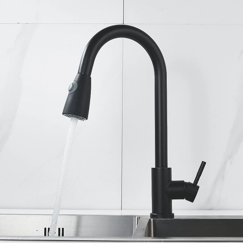 Смеситель для кухни Raffine F213H цвет Черный