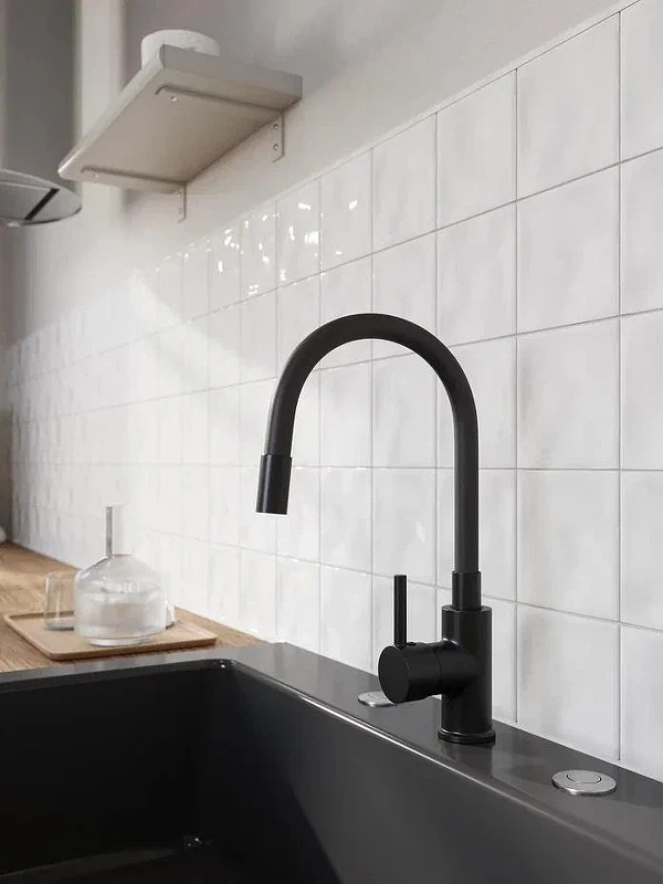 Смеситель для кухни Domaci Равенна DMC01150BK цвет Черный матовый