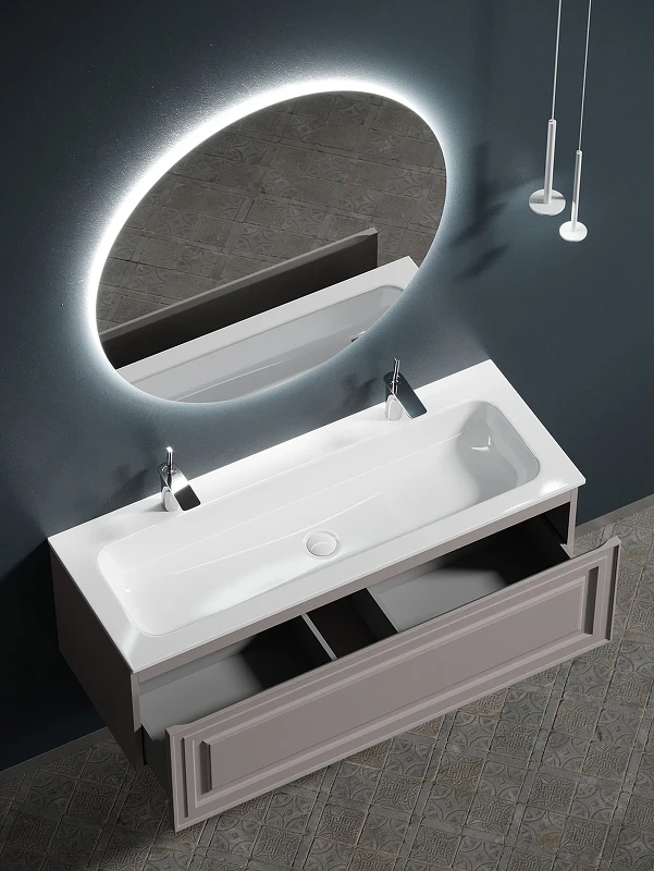 Тумба под раковину Sancos Very 120 VR120SM подвесная Doha Soft МДФ / ЛДСП