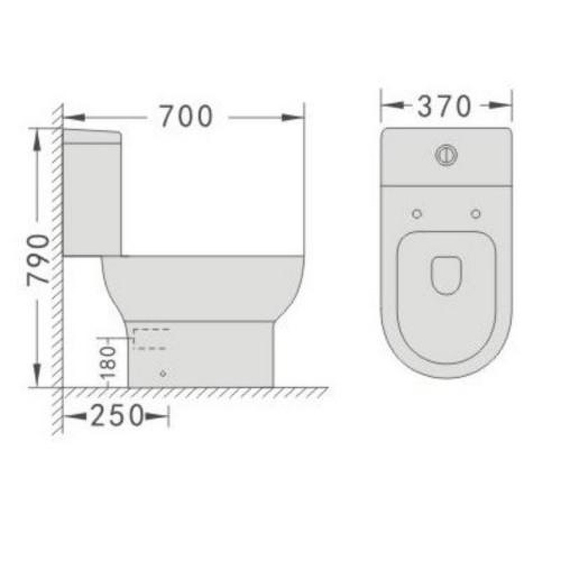 Унитаз-компакт Olive's Skil SK31126DP с бачком и сиденьем Микролифт