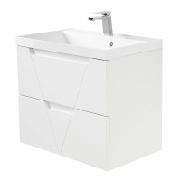 Тумба под раковину BelBagno Vittoria 80 VITTORIA-800-2C-SO-BO-P подвесная Bianco Opaco МДФ / ЛДСП