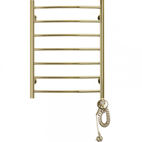 Электрический полотенцесушитель Domoterm Калипсо П7 500x700 ER Золото нержавеющая сталь