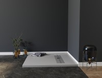 Душевой поддон из искусственного камня Aquanet Delight 90x90 258882 Серый