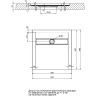 Душевой поддон из искусственного камня Aquanet Delight 90x90 258882 Серый