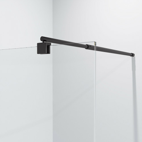 Душевая перегородка Niagara Nova 110 NG-681-11BLACK профиль Черный стекло прозрачное