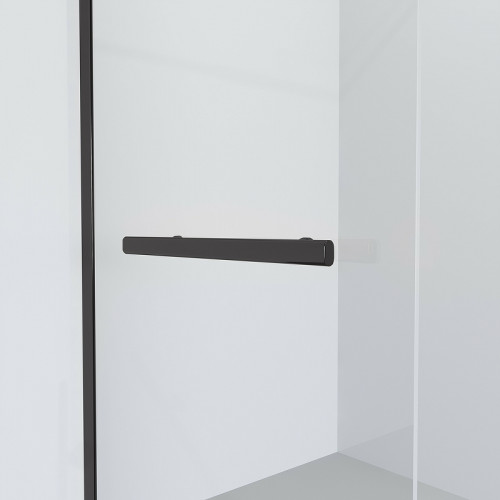 Душевая перегородка Niagara Nova 110 NG-681-11BLACK профиль Черный стекло прозрачное