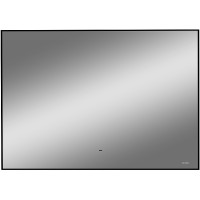 Зеркало Bond Cube 100x80 M36ZE-10080 с подсветкой Черное с бесконтактным выключателем стекло
