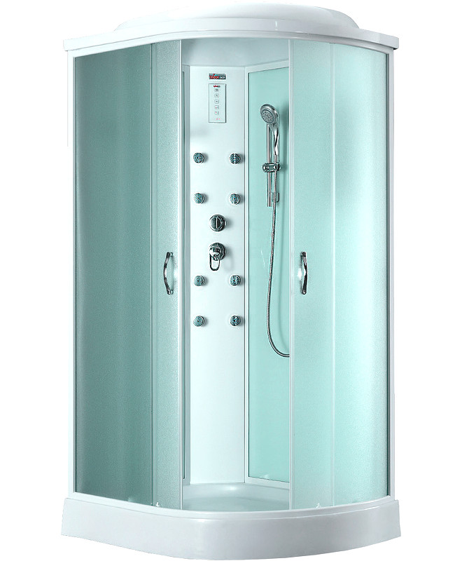 Душевая кабина Timo Eco 120х80 L TE-0702L-T-STUN-T-CH/C с баней с гидромассажем