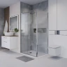 Душевой уголок Niagara Nova 120х90 NG-65-12CH-CH90-34 профиль Хром стекло шиншилла