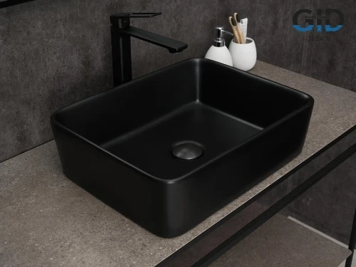 Раковина-чаша Gid Geometrico 48 Bm9103 53374 цвет Черный матовый