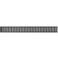 Решетка для душевого лотка Alcaplast PURE-1150BLACK Черная матовая