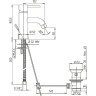 Смеситель для раковины Paini Cox 78PZ211 Черный матовый