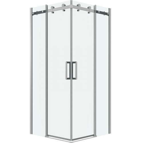 Душевой уголок Grossman Classic 80х80 300.K33.04.8080.10.00 профиль Хром стекло прозрачное