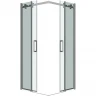 Душевой уголок Grossman Classic 80х80 300.K33.04.8080.10.00 профиль Хром стекло прозрачное