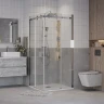 Душевой уголок Grossman Classic 80х80 300.K33.04.8080.10.00 профиль Хром стекло прозрачное