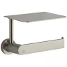 Держатель туалетной бумаги Gessi Emporio Accessories 38855#149 с полкой Никель брашированный