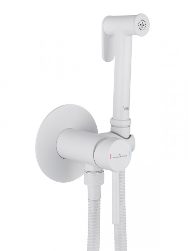 Гигиенический душ со смесителем Wonzon &amp; Woghand Stick WW-88829902-MW цвет Белый матовый