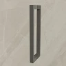 Душевая дверь Vincea Экстенза (Extenza) 100 VDP-4EX9010CLGM профиль Вороненая сталь стекло прозрачное