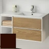 Тумба с раковиной SanVit Мэри-4 90 R kmery904 в цвете Ral подвесная Шоколад МДФ / ЛДСП