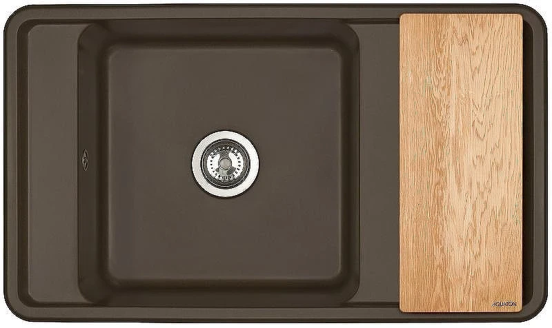 Кухонная мойка Aquaton Беллис 87 1A724832BS280 Кофе