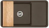 Кухонная мойка Aquaton Беллис 87 1A724832BS280 Кофе