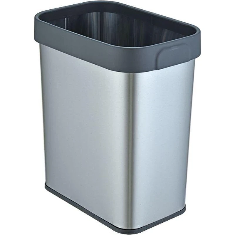 Ведро для мусора WeltWasser Solid MT 12L 10000013404 Сталь матовая