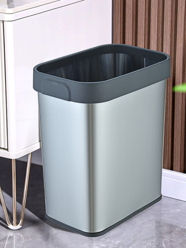 Ведро для мусора WeltWasser Solid MT 12L 10000013404 Сталь матовая