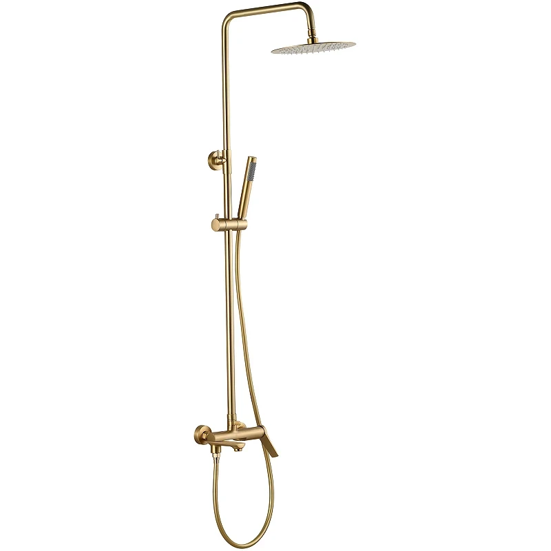 Душевая система ESKO Shanghai Gold ST1425SHAGold Золото латунь на стену