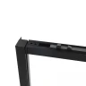Душевой уголок Vincea Slim Soft 130х100 VSR-1SS1013CLB профиль Черный стекло прозрачное
