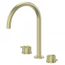 Смеситель для раковины Abber Wasser Kreis 316 AF8108BG-M цвет Золото брашированное