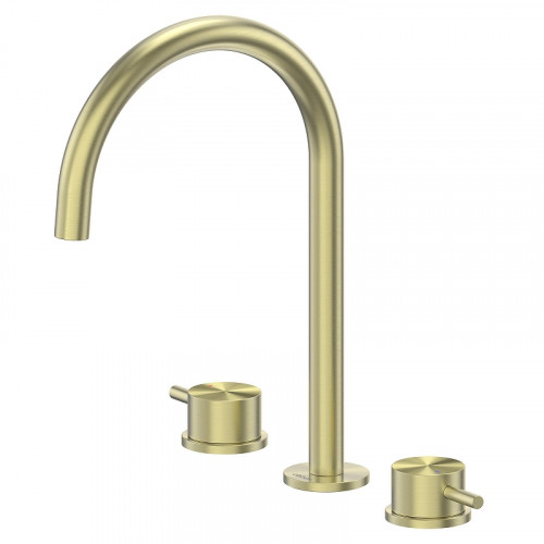 Смеситель для раковины Abber Wasser Kreis 316 AF8108BG-M цвет Золото брашированное