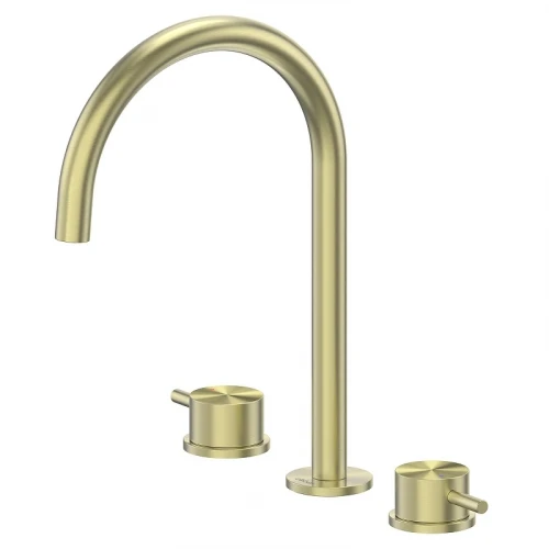 Смеситель для раковины Abber Wasser Kreis 316 AF8108BG-M цвет Золото брашированное