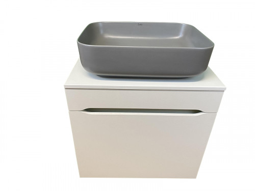 Тумба под раковину Sintesi 60 STL.W7013 подвесная цвет Белый