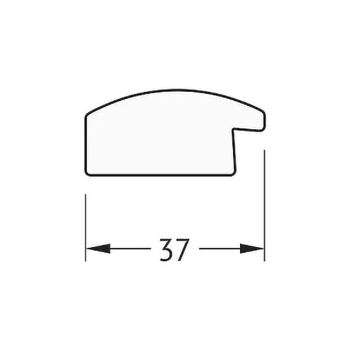 Зеркало Evoform Definite 80х60 BY 0645 в багетной раме - Бук 37