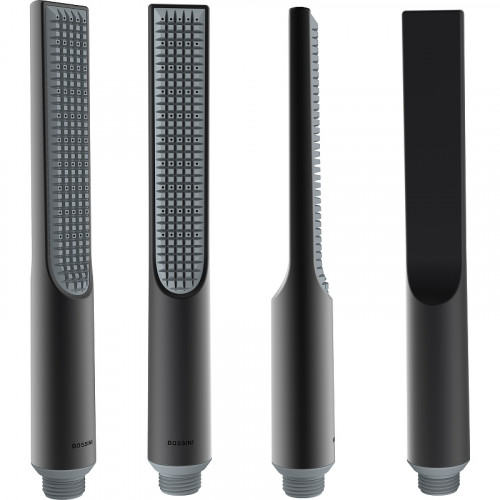 Душевой гарнитур Bossini Apice DA5061-N.073 Черный матовый латунь на стену