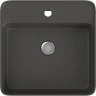 Раковина Berges Ego SL 45 182024 Антрацит матовый фарфор накладная