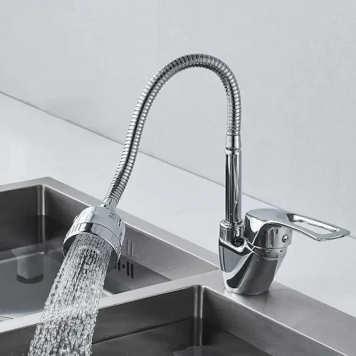 Смеситель для кухни Shevanik S5143 цвет Хром