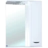Зеркало со шкафом Bellezza Классик 50 R 4611906001013 с подсветкой Белое МДФ / ЛДСП, стекло