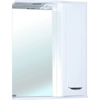 Зеркало со шкафом Bellezza Классик 50 R 4611906001013 с подсветкой Белое МДФ / ЛДСП, стекло