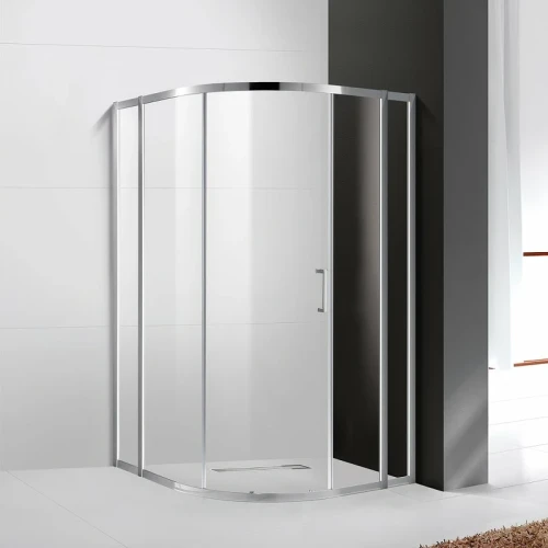 Душевой уголок Cezares Molveno 130x130 MOLVENO-R-11-100+30-C-Cr-IV профиль Хром стекло прозрачное