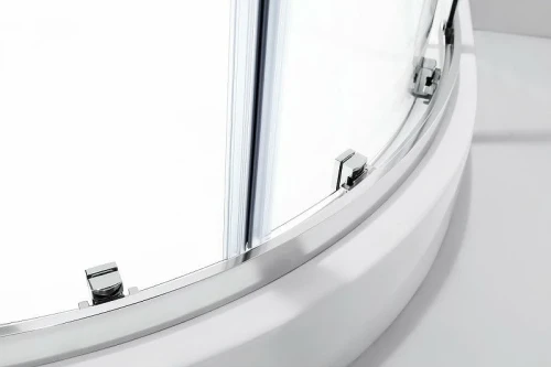 Душевой уголок Cezares Molveno 130x130 MOLVENO-R-11-100+30-C-Cr-IV профиль Хром стекло прозрачное