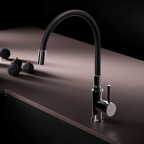 Смеситель для кухни AM.PM X-Joy S F85B07602 Хром Черный матовый
