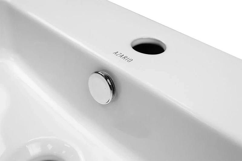 Раковина Azario 41 AZ-2257 цвет Белый глянцевый