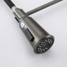 Смеситель для кухни Gappo G4398-69 Оружейная сталь латунь